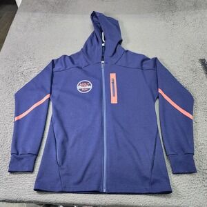 Ventures Endurance Hoodie Womens Large Blue Hot Chocolate Run Full Zip Running